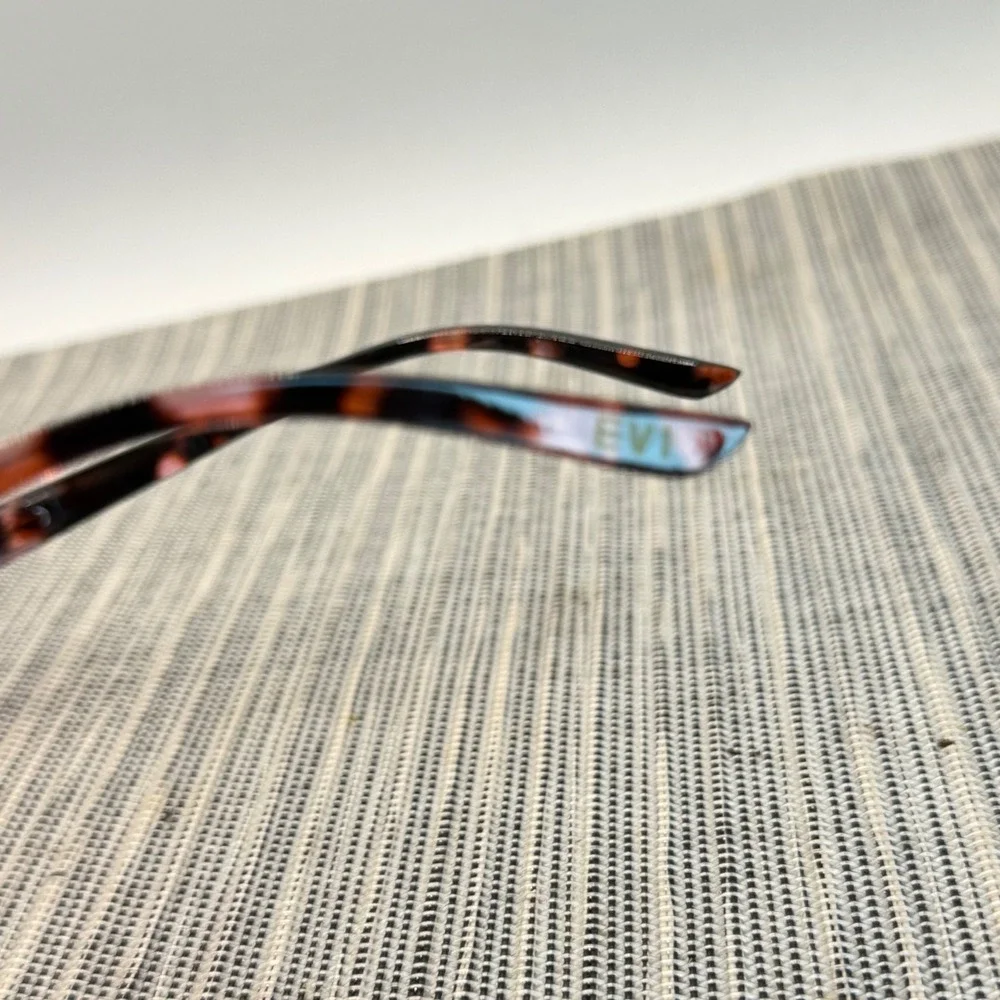EV1 Ellen DeGeneres Dolly Reading Glasses +2.00 Crystal Pink Tortoise 53-17-135